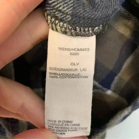 Woolrich plaid 100% cotton  flannel shirt - Picture 4 of 6